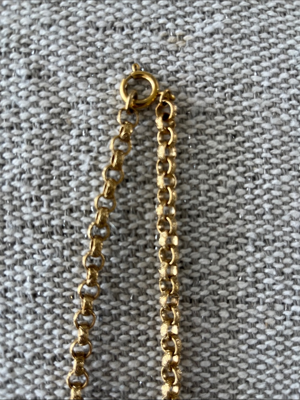 1928 Gold Performing Arts Charm Necklace Ballet Theater Vintage Jewelry Music - Picture 3 of 7